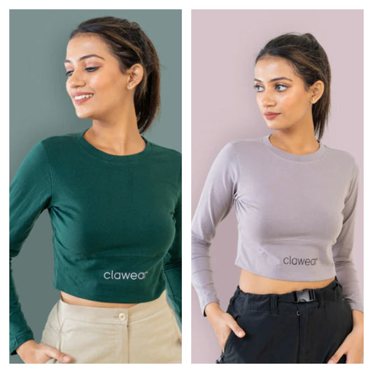 Styling Full Sleeve Crop Tops in Safari-Inspired Looks